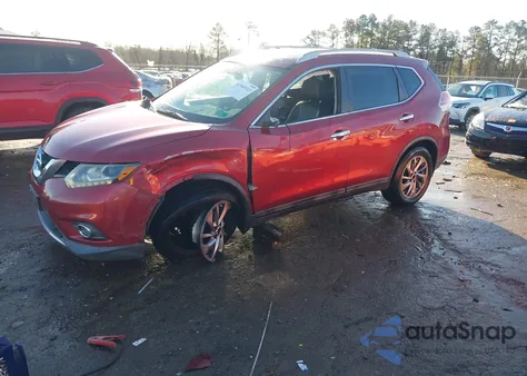 2015 Nissan Rogue Sl из США, поврежденный, VIN 5N1AT2MV3FC888694